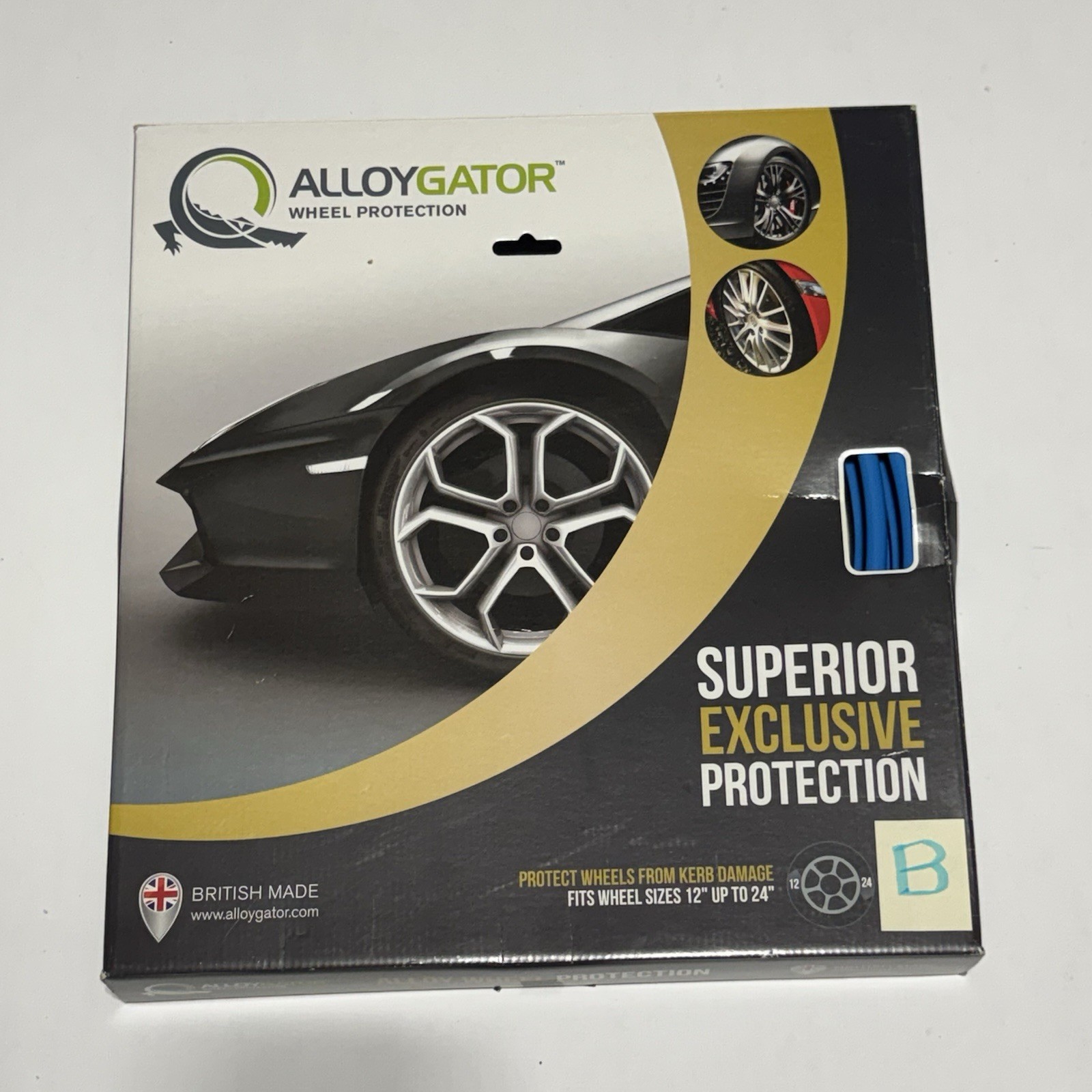 AlloyGator Blue Rim Protector for Car Wheels Fits 12-24 Wheel Diameter Listing B