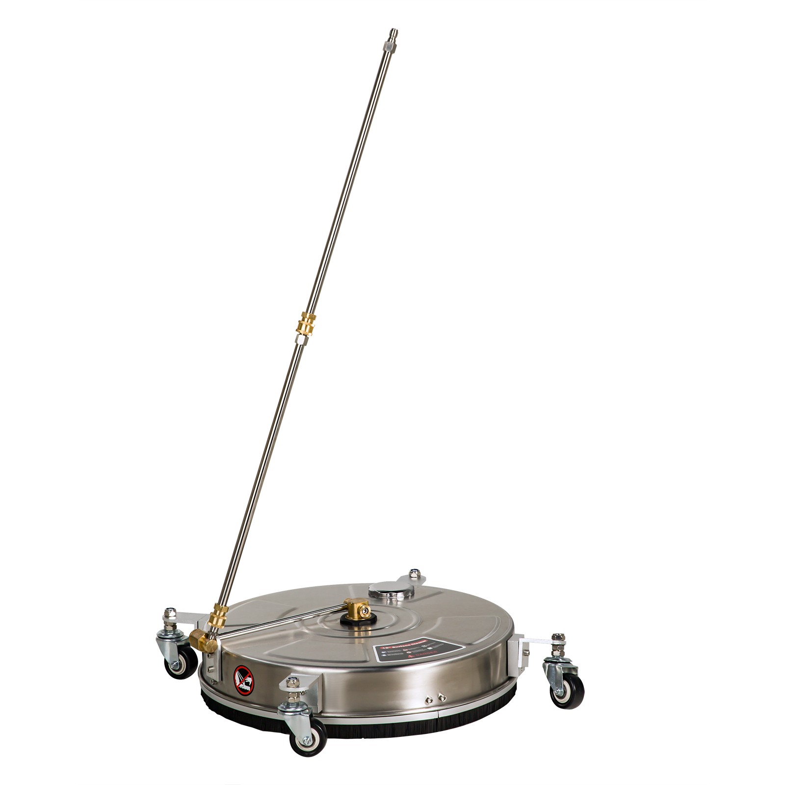 18″ Pressure Washer Surface Cleaner w/ Wheels 4000 PSI + 2 Extension Wand