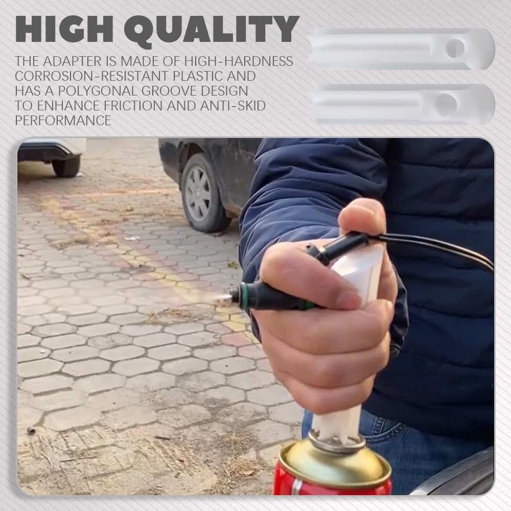 4Pcs Fuel Injector Cleaner Kit, Universal Fuel Injector Flush Cleaner Adapter DI