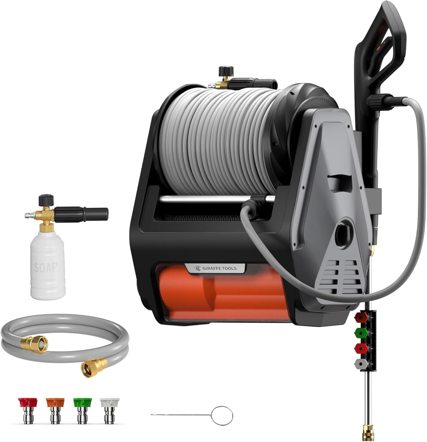 Giraffe Tools Max 3700 PSI Electric High Pressure Washer Power Washer 100FT Hose