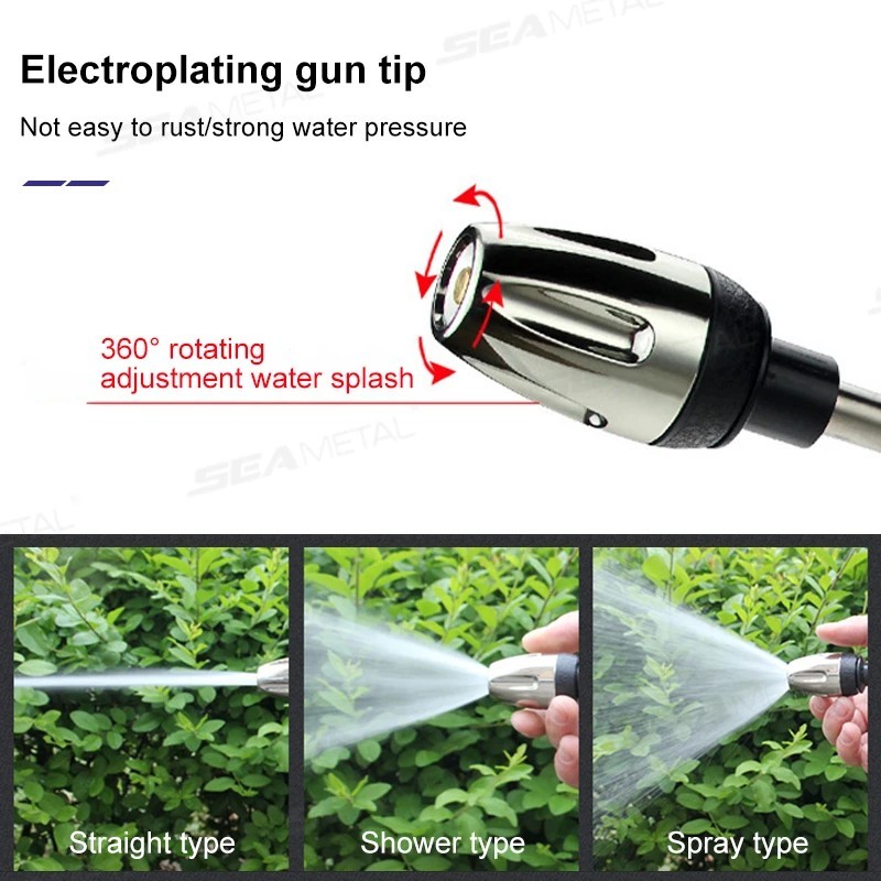 Hose Hawk Pressure Washer Nozzle Pro 360° Rotating 3 Spray Modes Compact
