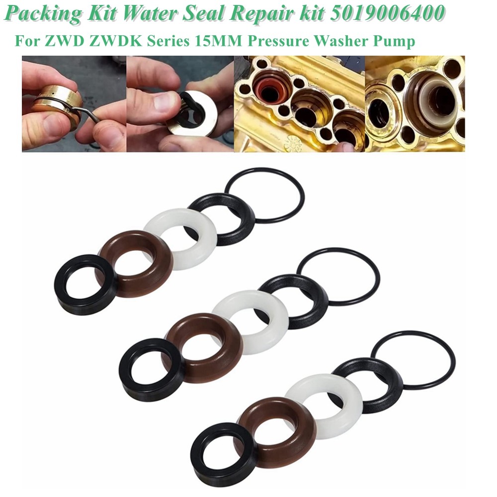 Packing Kit Seal Repair Kit for Comet ZWD2530G,ZWDK4040 Pump and more 5019006400