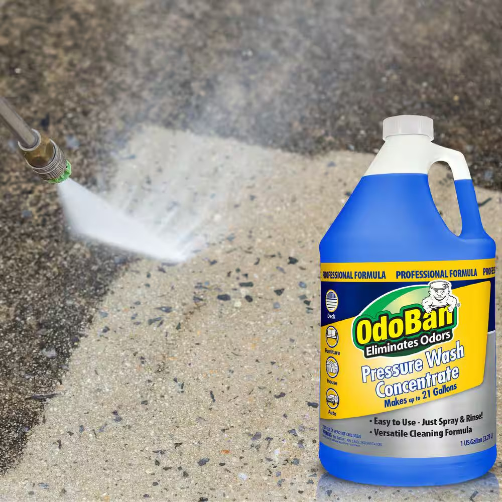 1 Gal. Pressure Wash Concentrate, Pro Pressure Washer Soap/Detergent for Siding,
