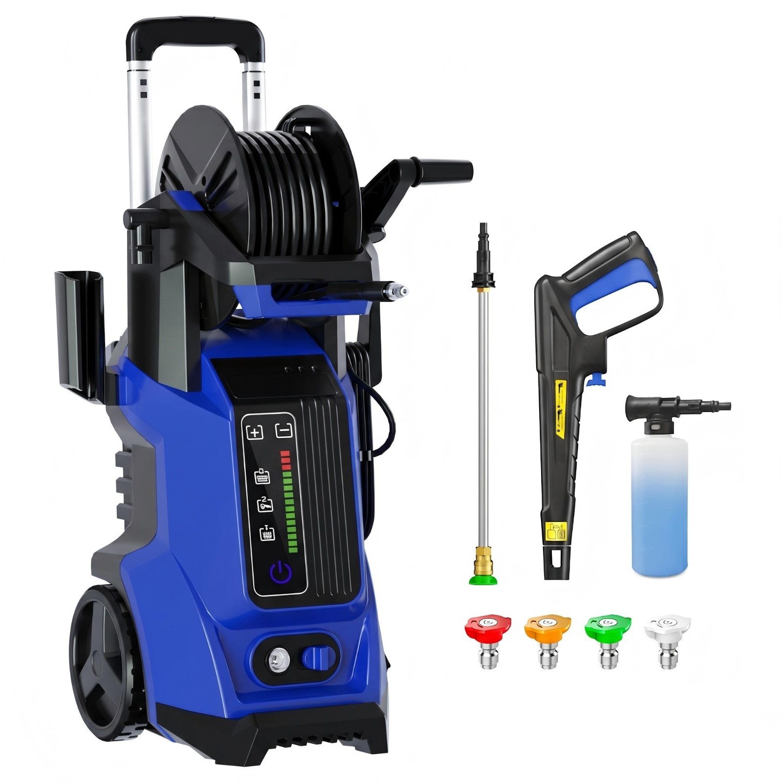 Pressure Washer 4500PSI 4.0GPM, 15-Level Touchscreen, 4 Nozzles, for Driveway
