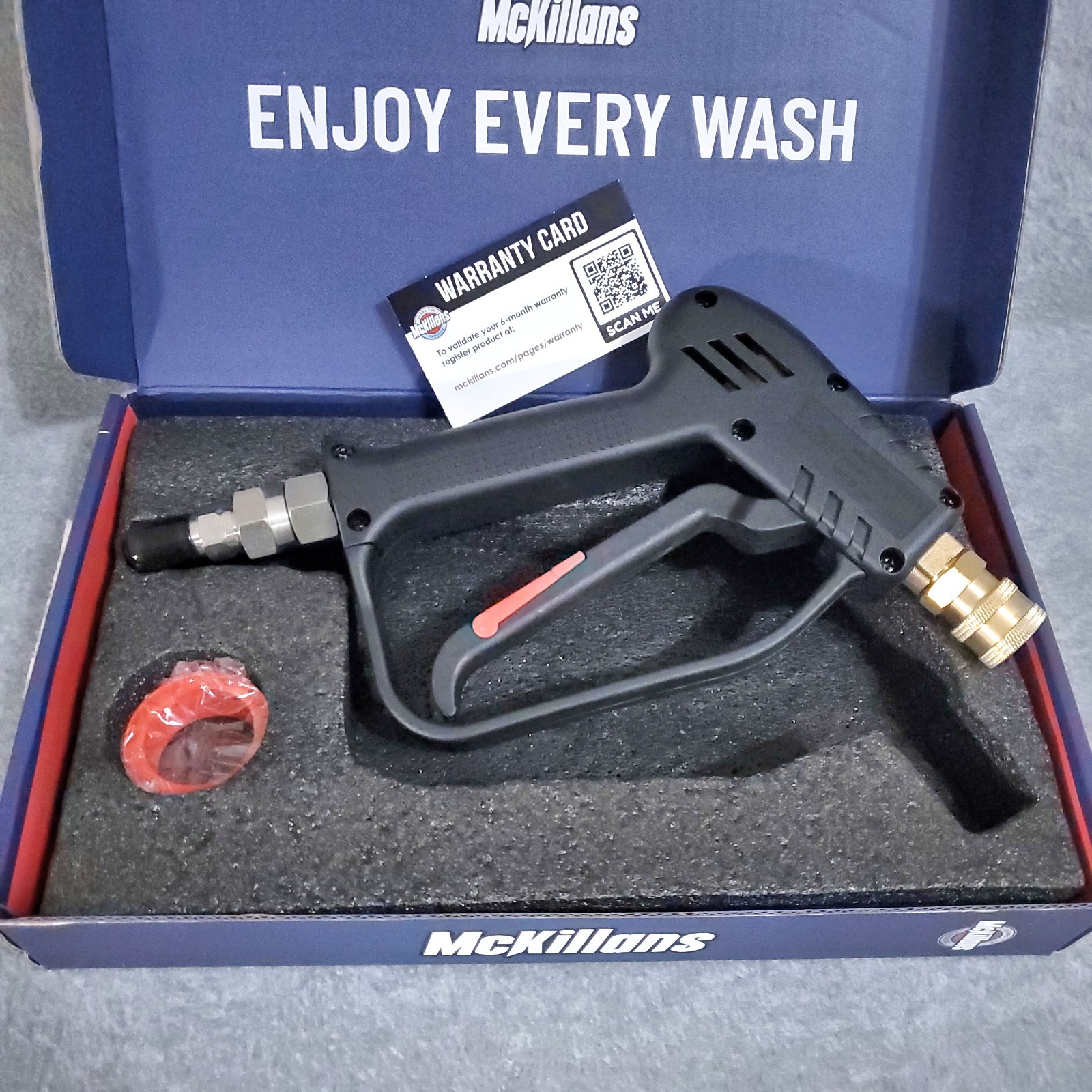 McKillans® Short Pressure Washer Swivel Gun 4″ High Pressure Water NIB
