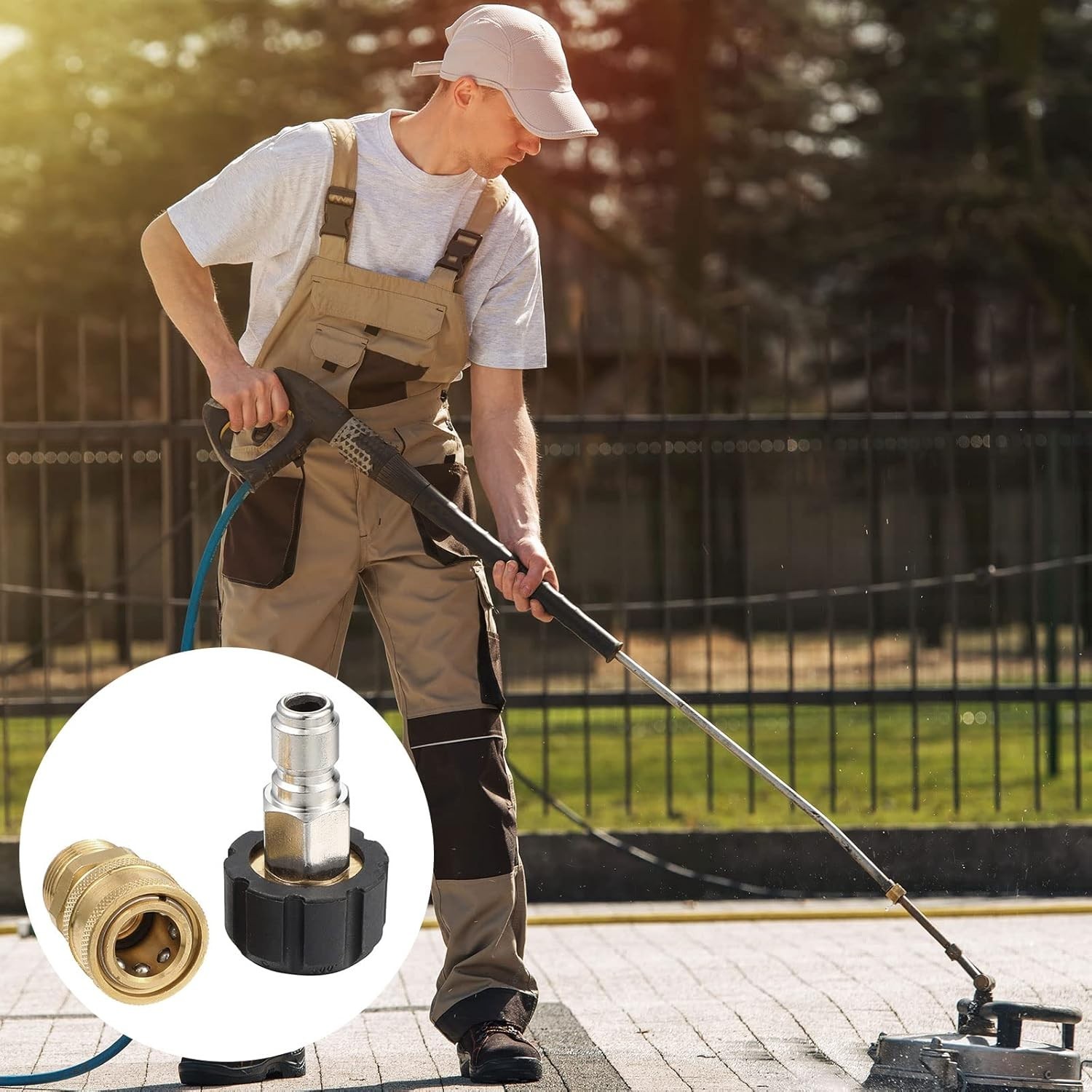 16-Piece Pressure Washer Adapter Set – Quick Connect Kit