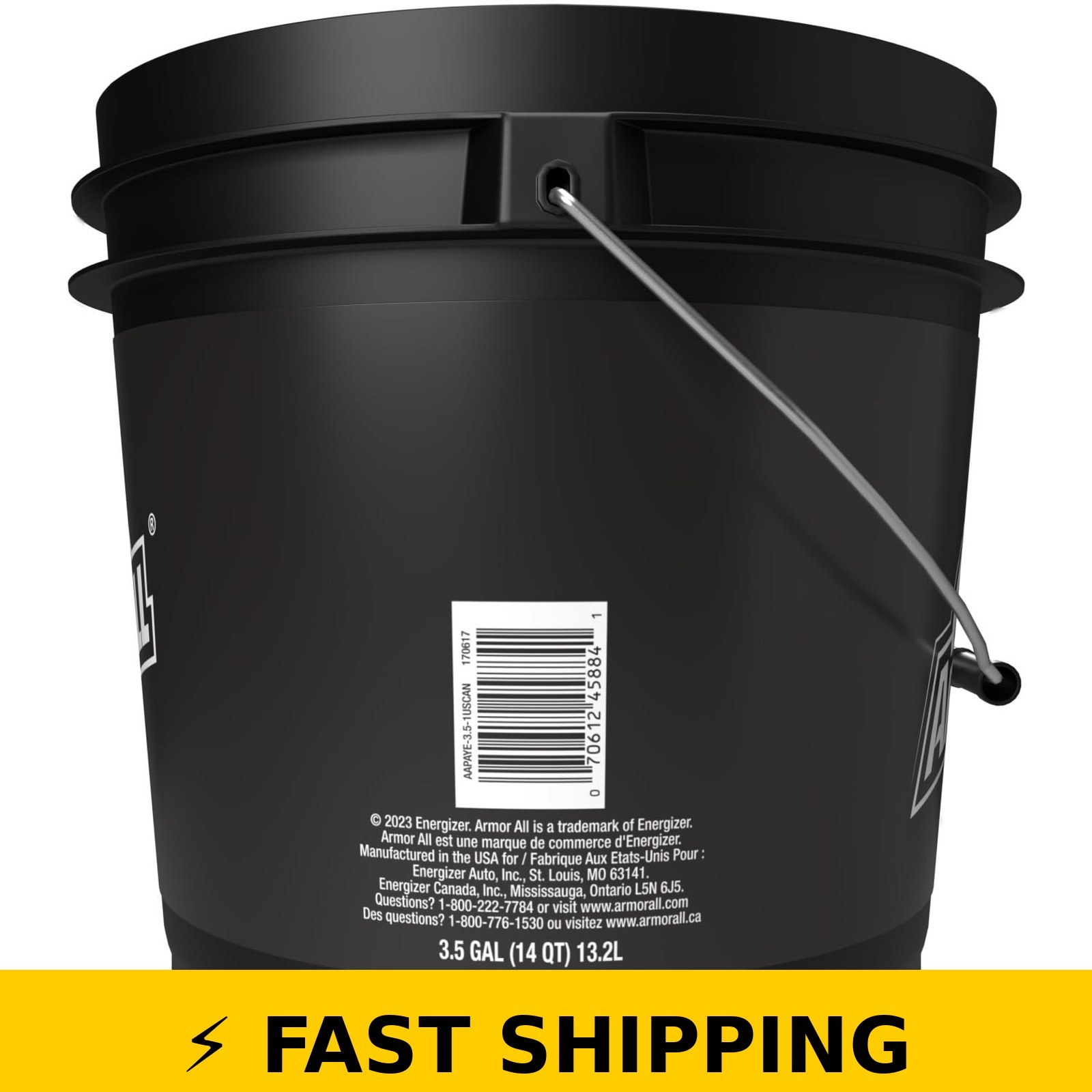 Armor All Heavy Duty Car Wash Bucket – 3.5 Gallon