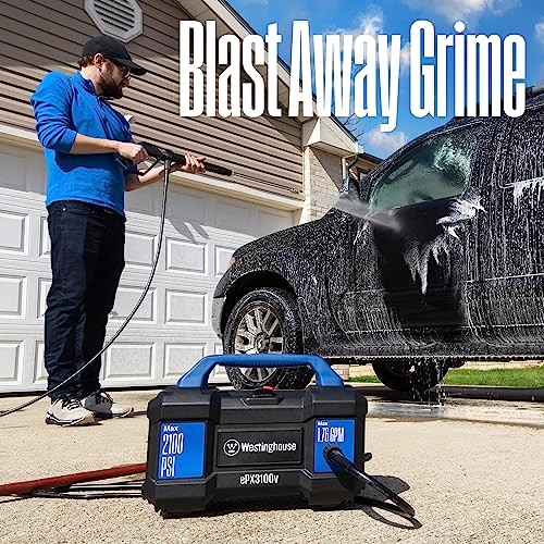 Westinghouse ePX3100v Electric Pressure Washer – 2100 2100 Max PSI – Handheld