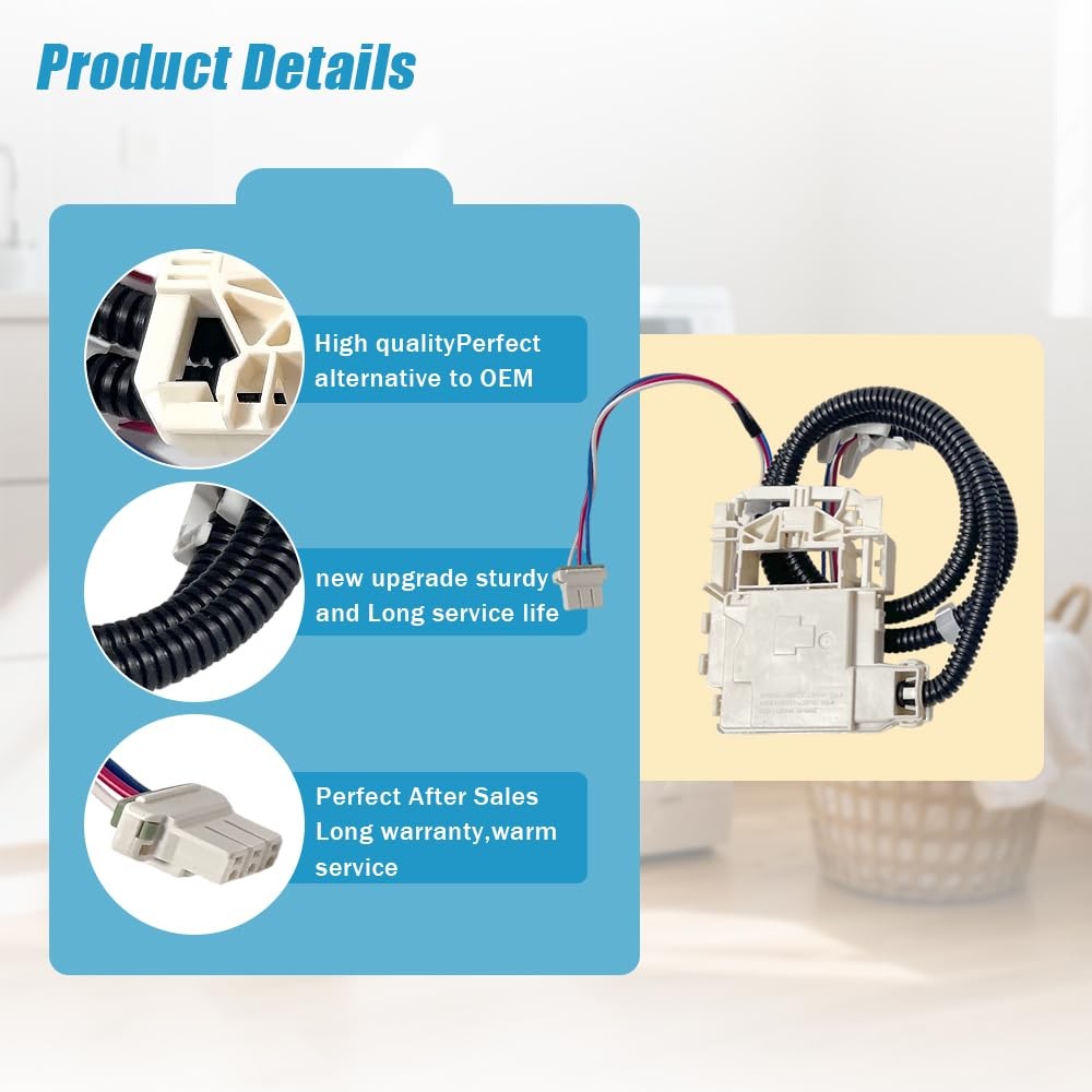 290D3070P002 WH08X32697 Washer Lid Lock Switch Kit For GE Hotpoint WH01X27954