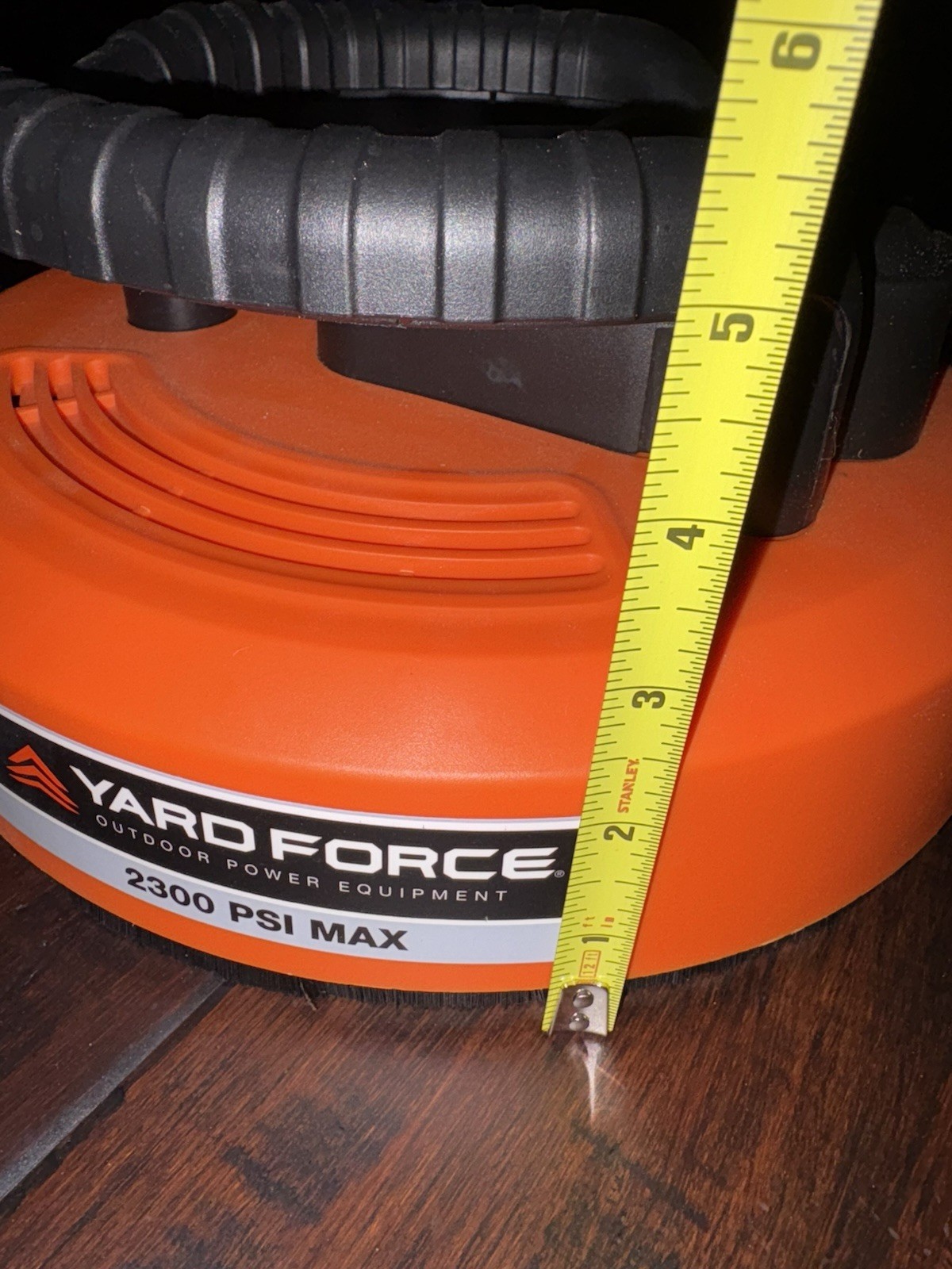 Yard Force 11” Rotary Surface Cleaner 2300 PSI for Electric Pressure Washers