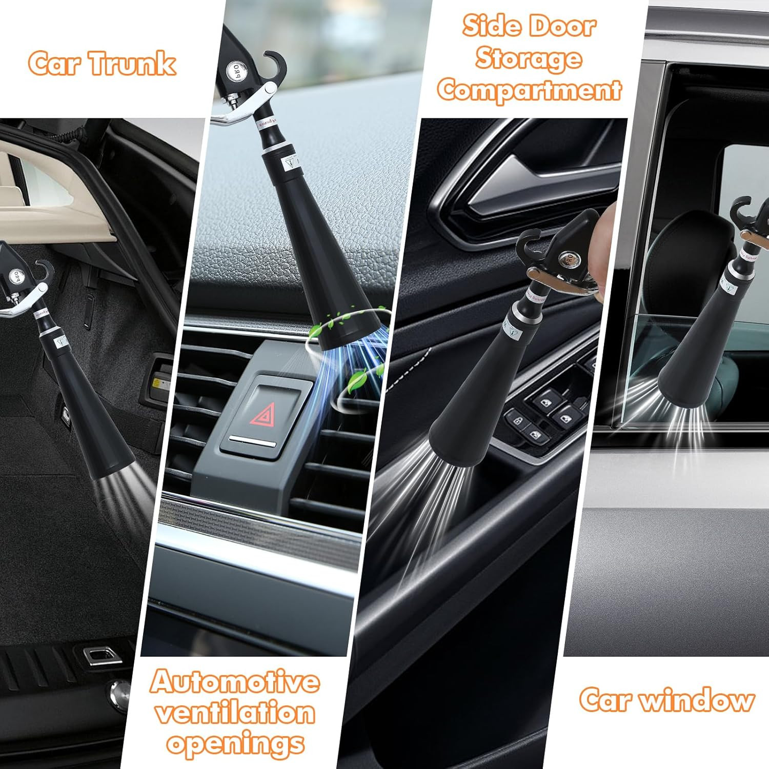 Tornado Car Cleaning Gun Kit Air Blower Vortex Detail Tool w/ Nozzle