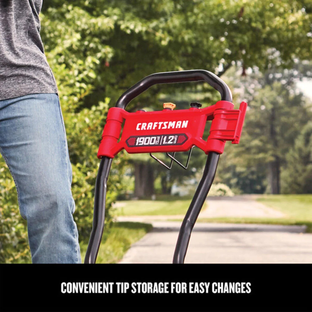 Craftsman 1900 Psi 1.2 Gpm Electric Cold Water Pressure Washer With 3 Spray