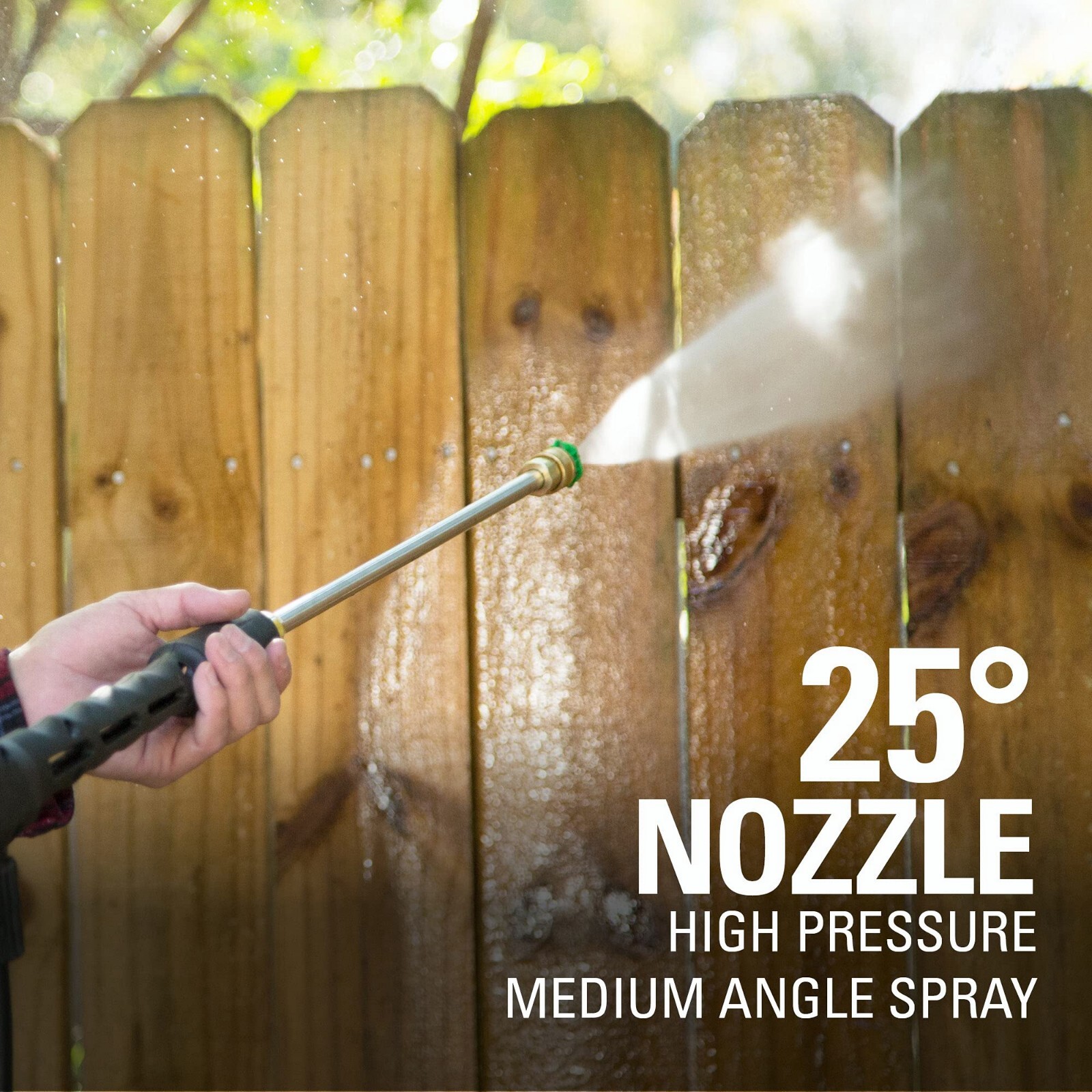 Greenworks 2000 PSI 1.2 GPM Electric Pressure Washer 25Ft Hose 35Ft Cord 4 Nozzl