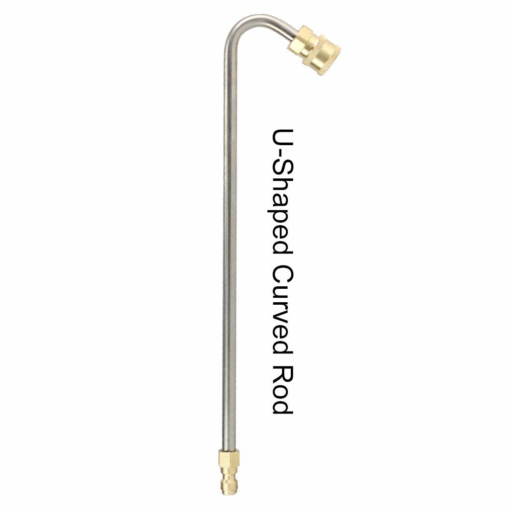 High Pressure Elbow Washer Gutter Cleaner Lance/Wand 1/4″ Quick Connect 35cm US