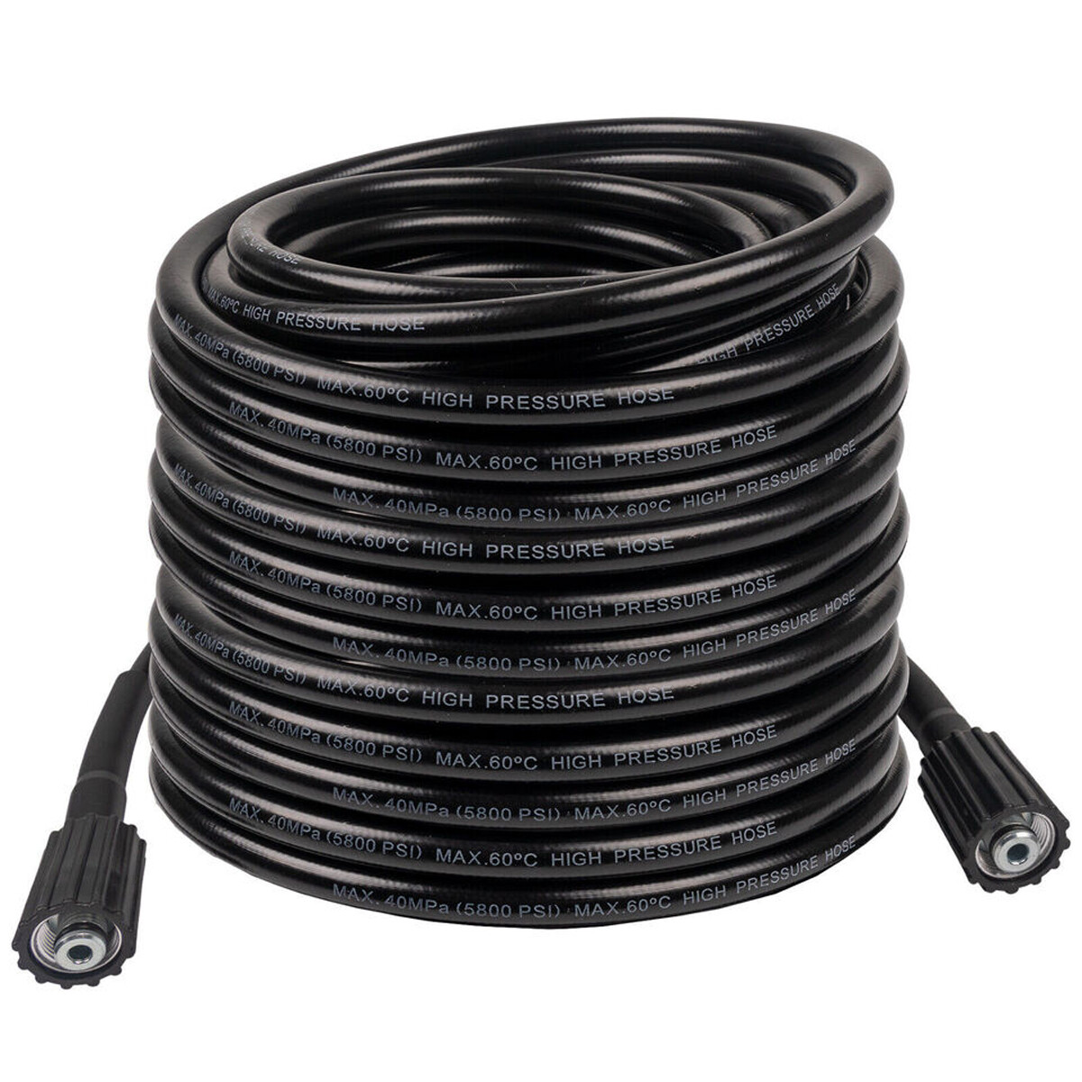 50 FT High Pressure Washer Hose 5800 PSI M22-14MM Power Washer Extension Hose US