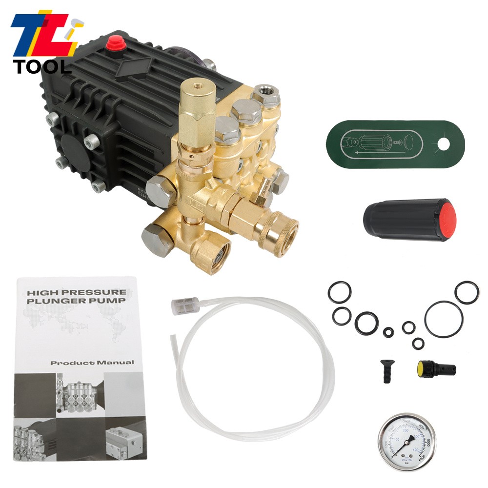 Solid Shaft Belt Drive Pressure Power Washer Pump 24mm 3600 PSI 4.9GPM