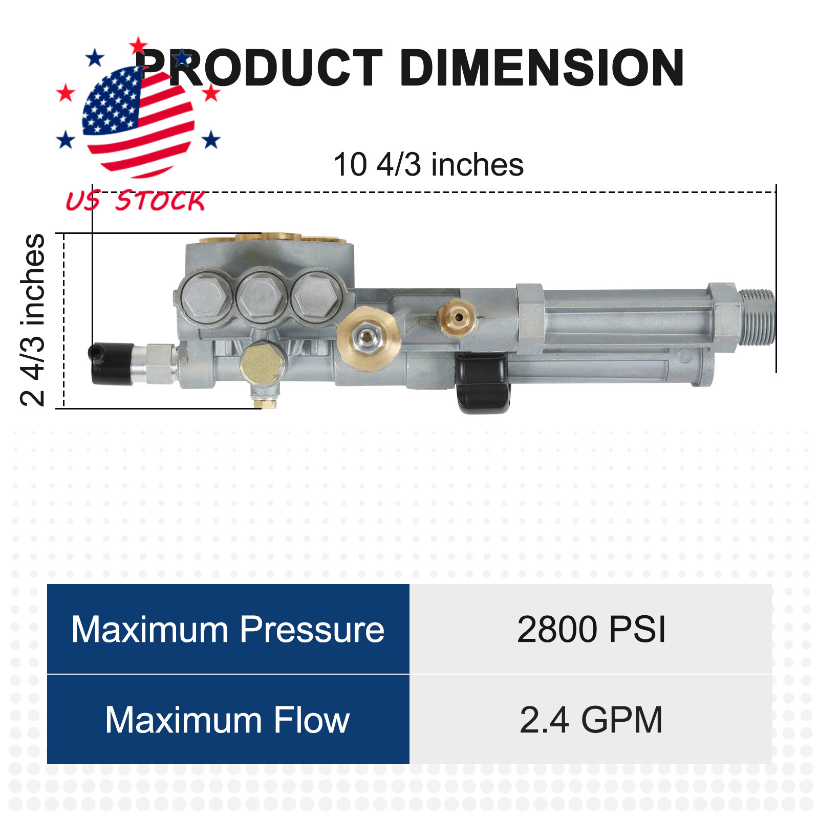 Complete Pump Head NEW for SRMW2.3G28 & SRMW2.4G28 Model Pumps Only