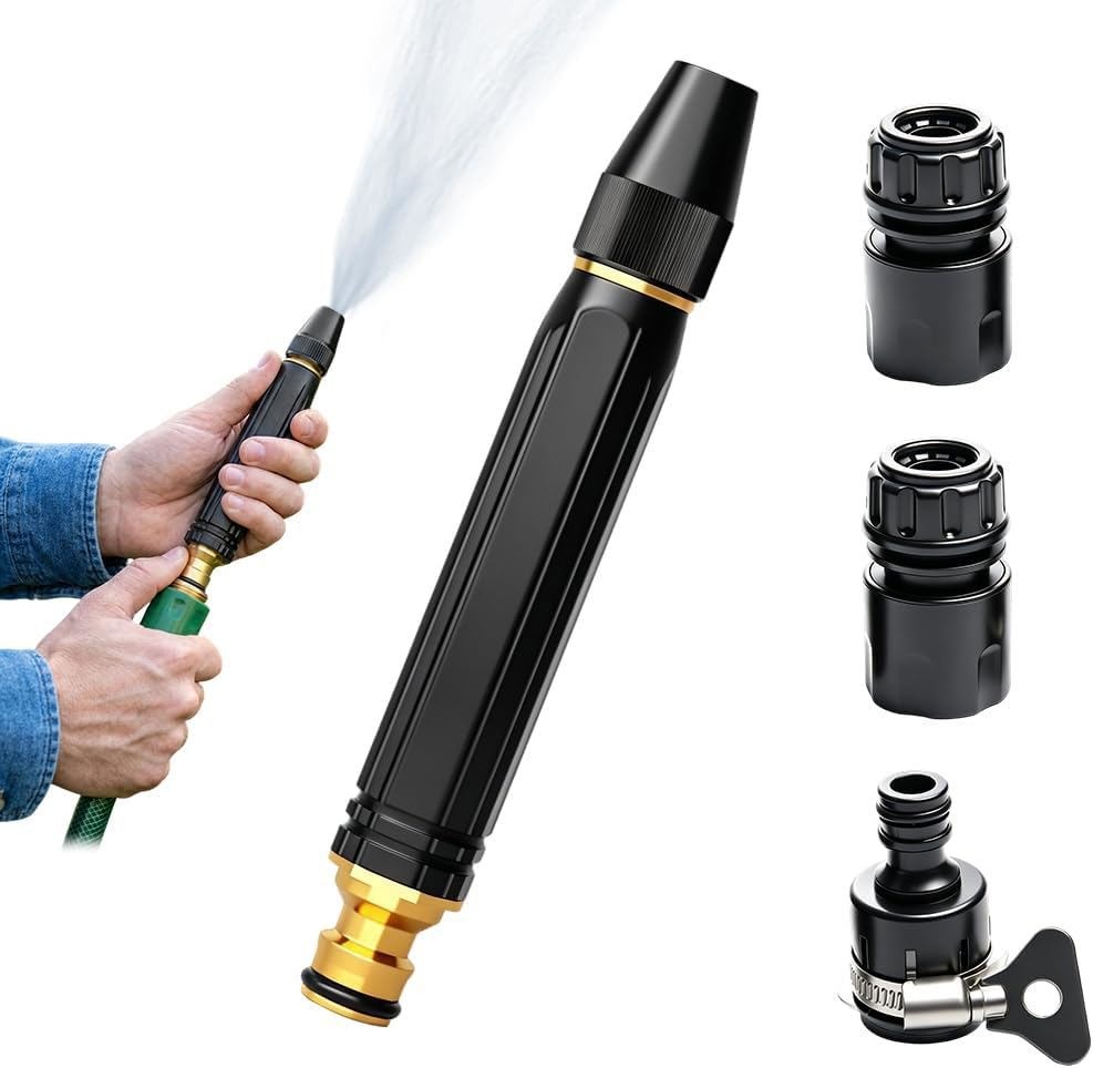2Pack Home High Pressure Car Wash Water Gun Adjustable Booster for Car Cleaning