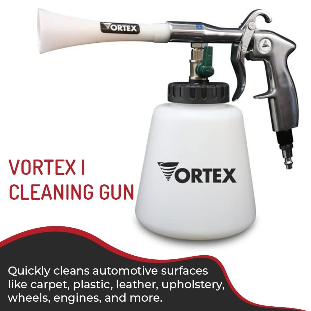Air Cleaning Gun for Auto Detailing – Compressed Air Tool for Deep Cleaning Inte