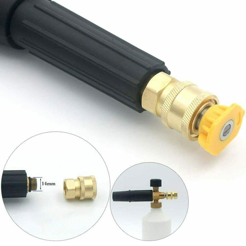 6PCS Pressure Washer Coupler Brass Fittings 1/4 Inch Quick Connect To Female NPT