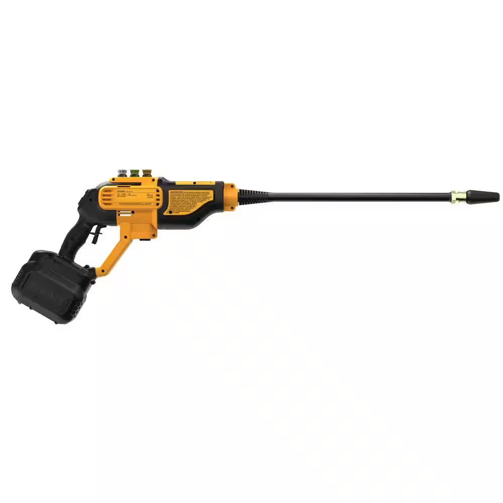 20V MAX 550 PSI 1.0 GPM Cold Water Cordless Battery Power Cleaner with 4 Nozzles