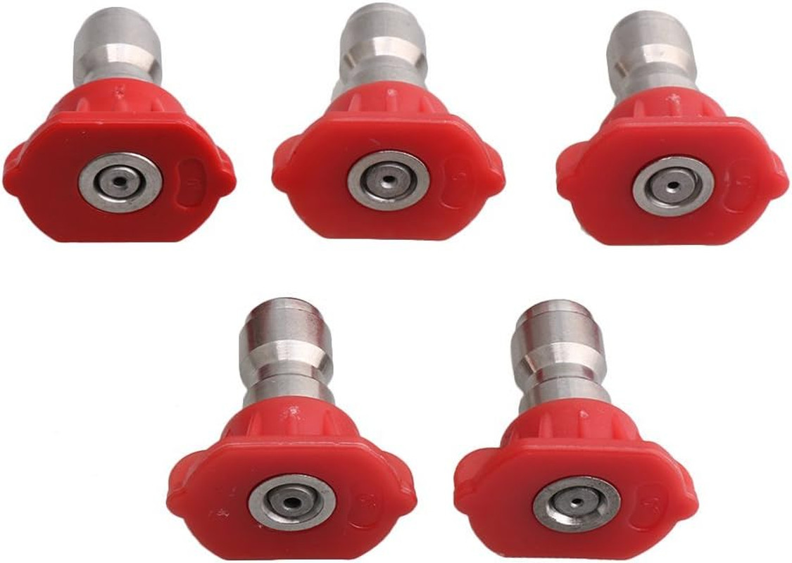 5PCS High-Pressure Washer Spray Nozzle Tips Multiple Degrees 29 X 21 X 29Mm (0 D
