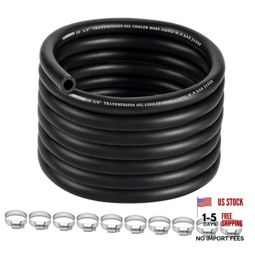 5/8″ Transmission Cooler Hose 20FT, SAE J1532 150 PSI Power Steering 5/8 20FT