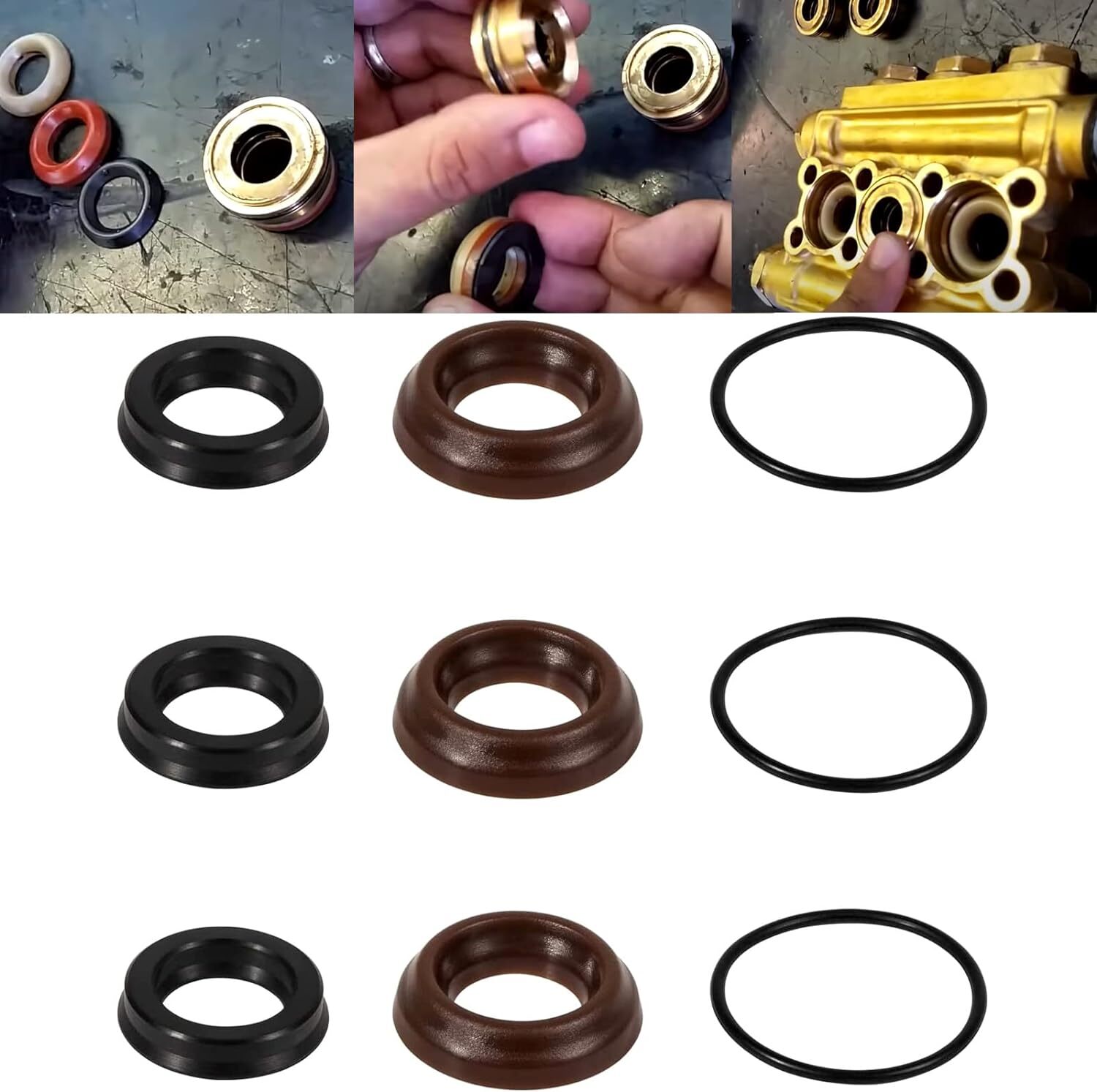 AR1857 18mm Seal Packing Kit XR Annovi Reverberi RK RKA RKV Pressure Washer Pump