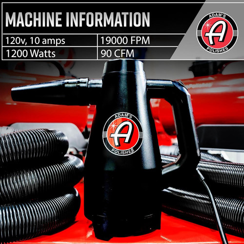 Adam’s Polishes Mini Air Cannon – Handheld High Powered Filtered Car Wash…