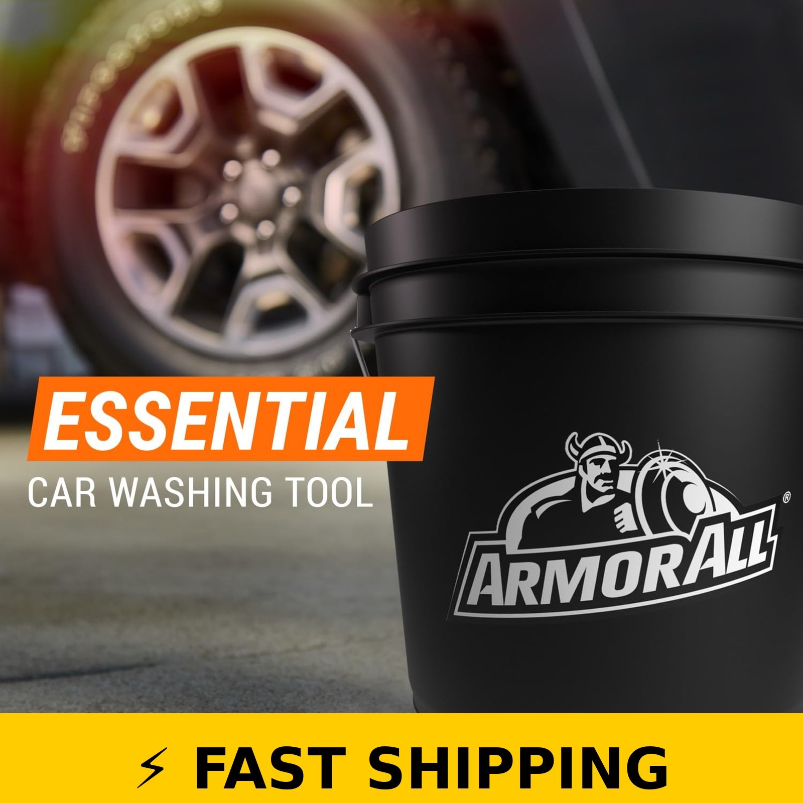 Armor All Heavy Duty Car Wash Bucket – 3.5 Gallon