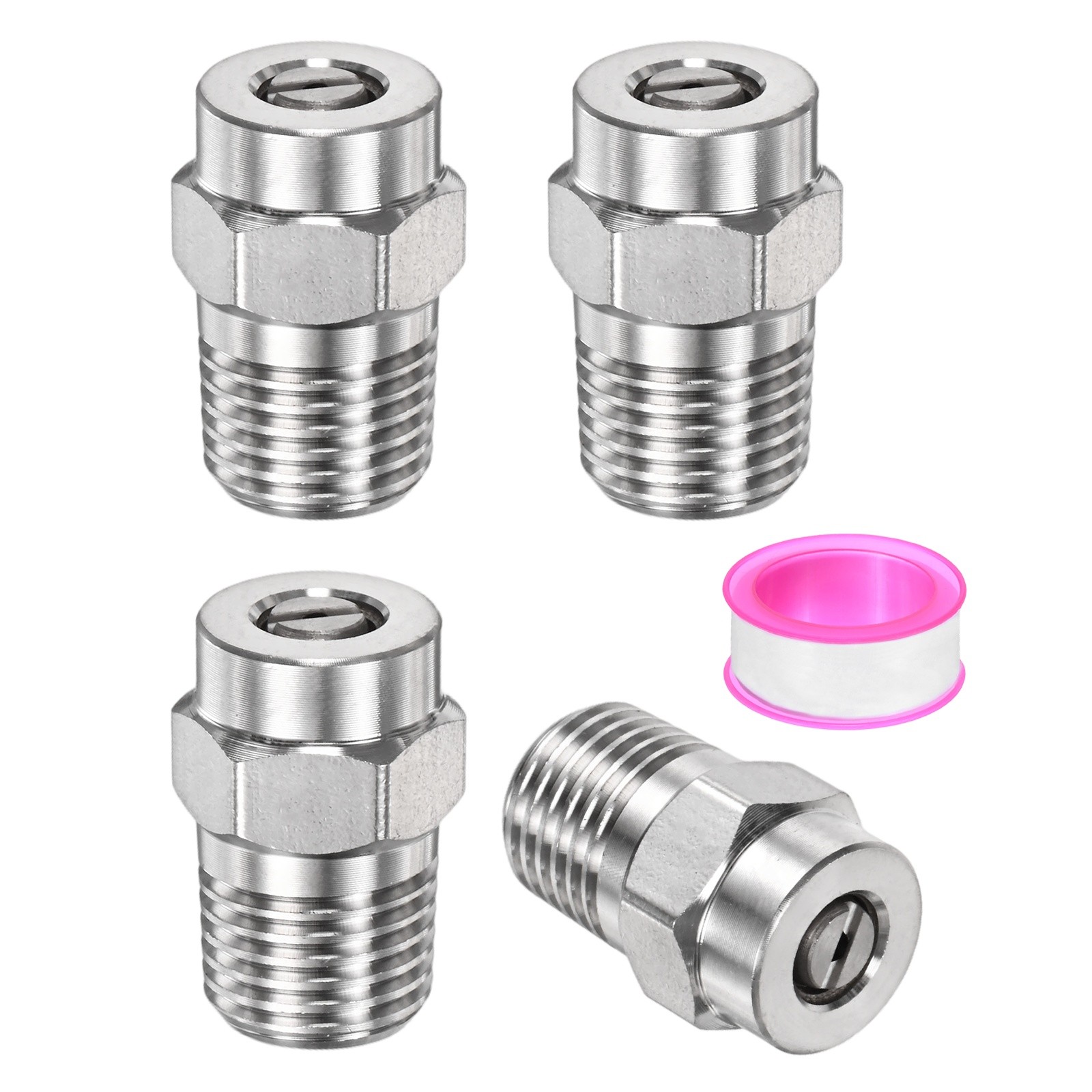 1/4″ NPT 40° Surface Cleaner Tip [4PCS] – Pressure Washer Nozzles [1.449MM Pore]