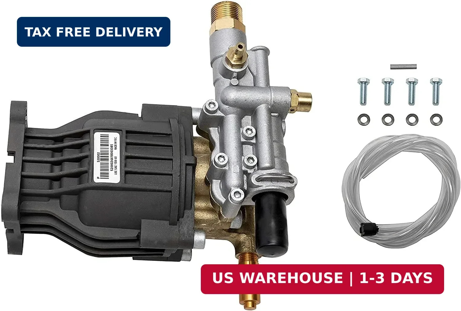 OEM Technologies 90029 Replacement Pressure Washer Pump Kit, 3400 PSI, 2.5 GPM,