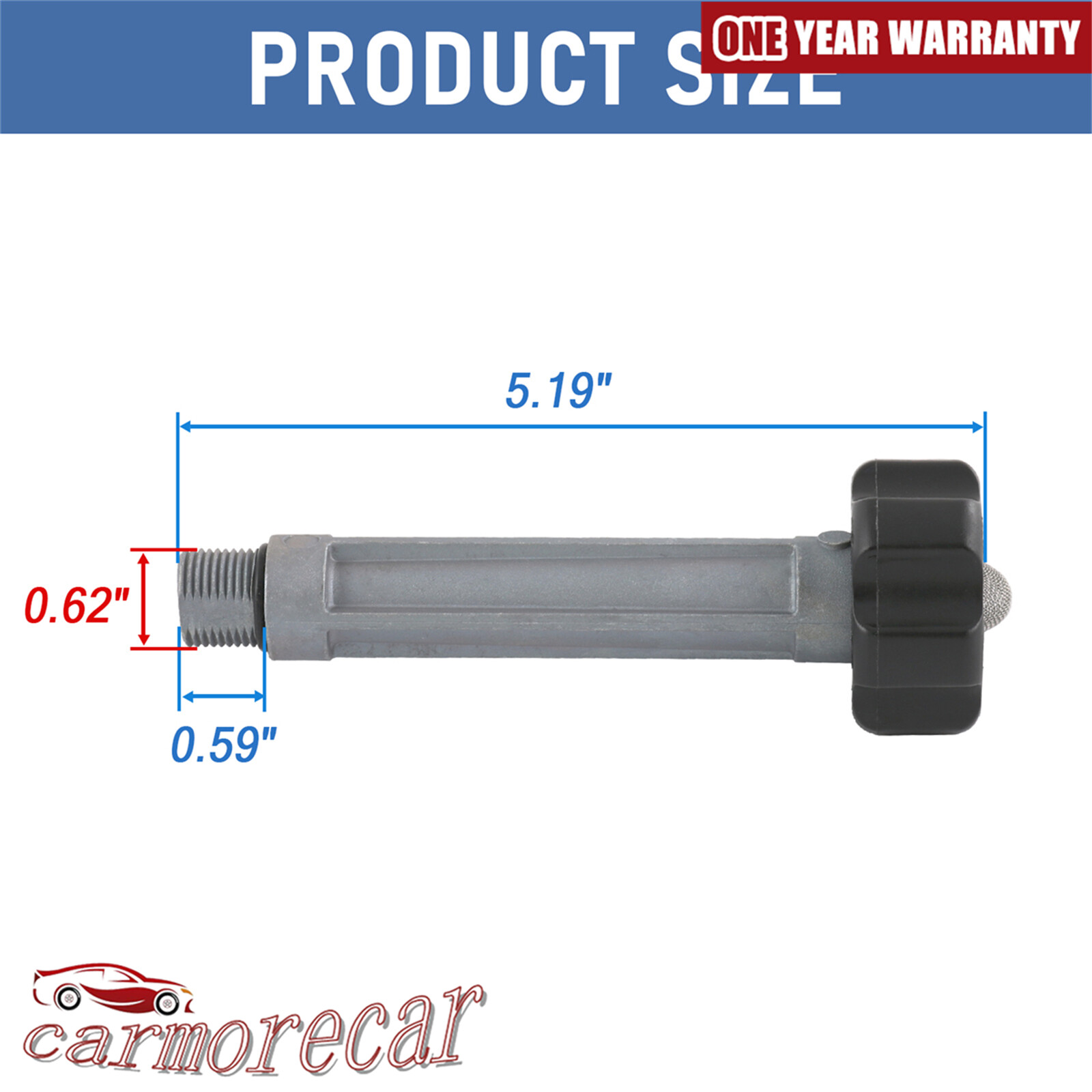 Inlet Tube 201496GS 190632GS for Annovi Reverberi Pressure Washer Pumps