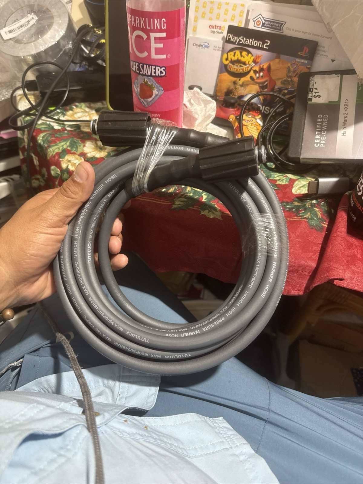 OEM Sun Joe SPX3000-33 Replacement Pressure Washer Hose – SPX3000 Series – 20 ft