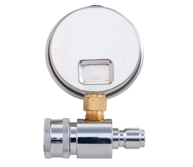 Pressure Washer Gauge 6000PSI 3/8 Inch Quick Connect Power Washer Gauge Interior