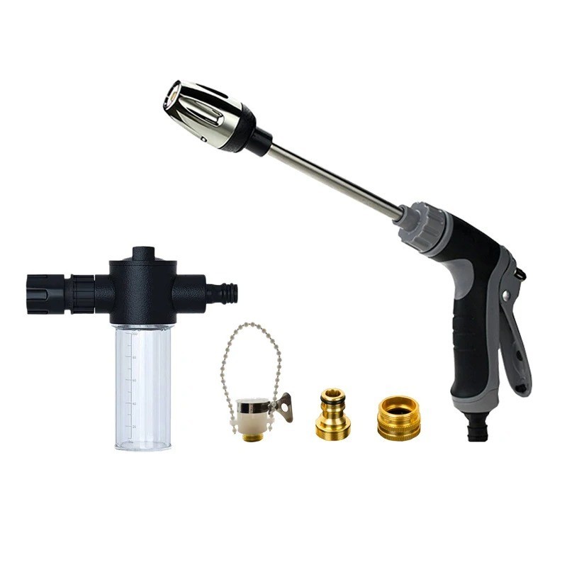 Aquoxis Cordless Cleaning Device Converts Garden Hose to Pressure Washer