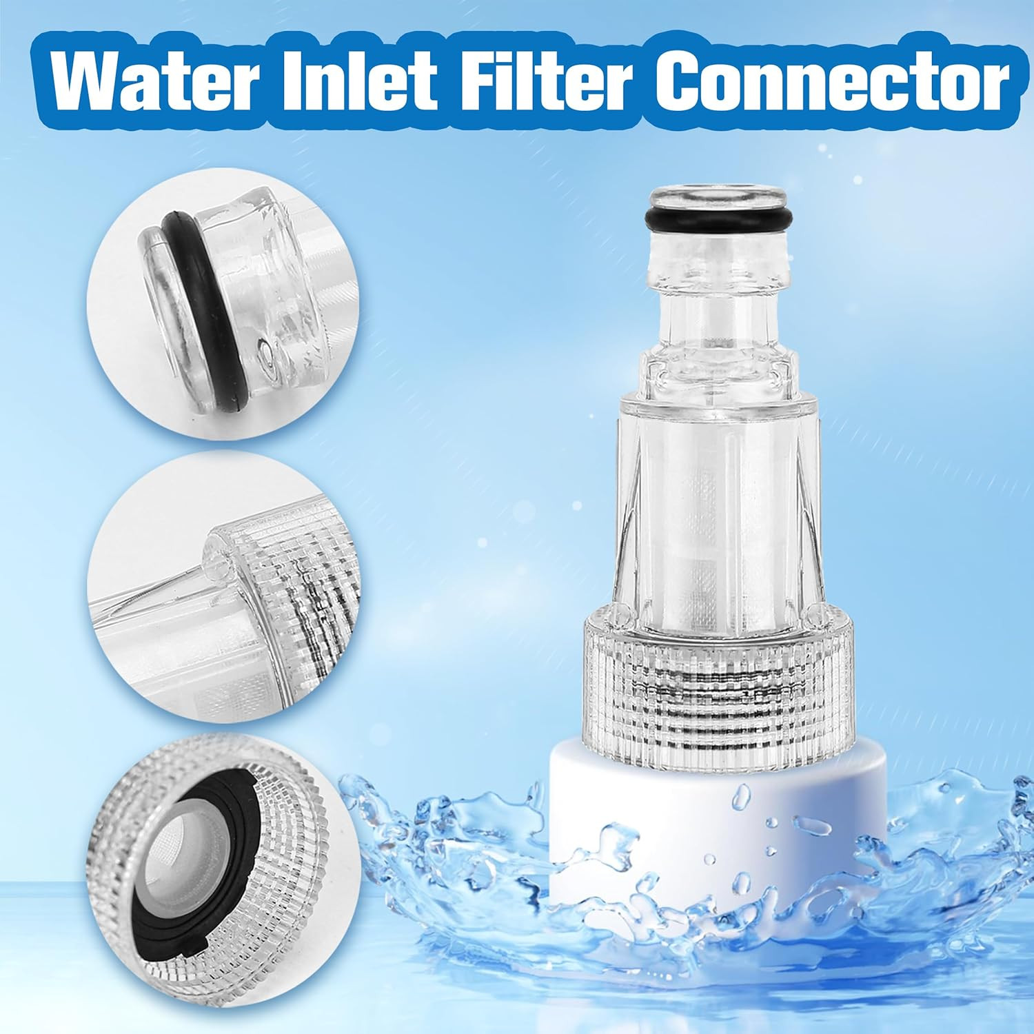 Water Inlet Filter Connector 5Pcs for DEWALT 20V MAX DCPW550 Pressure Washer