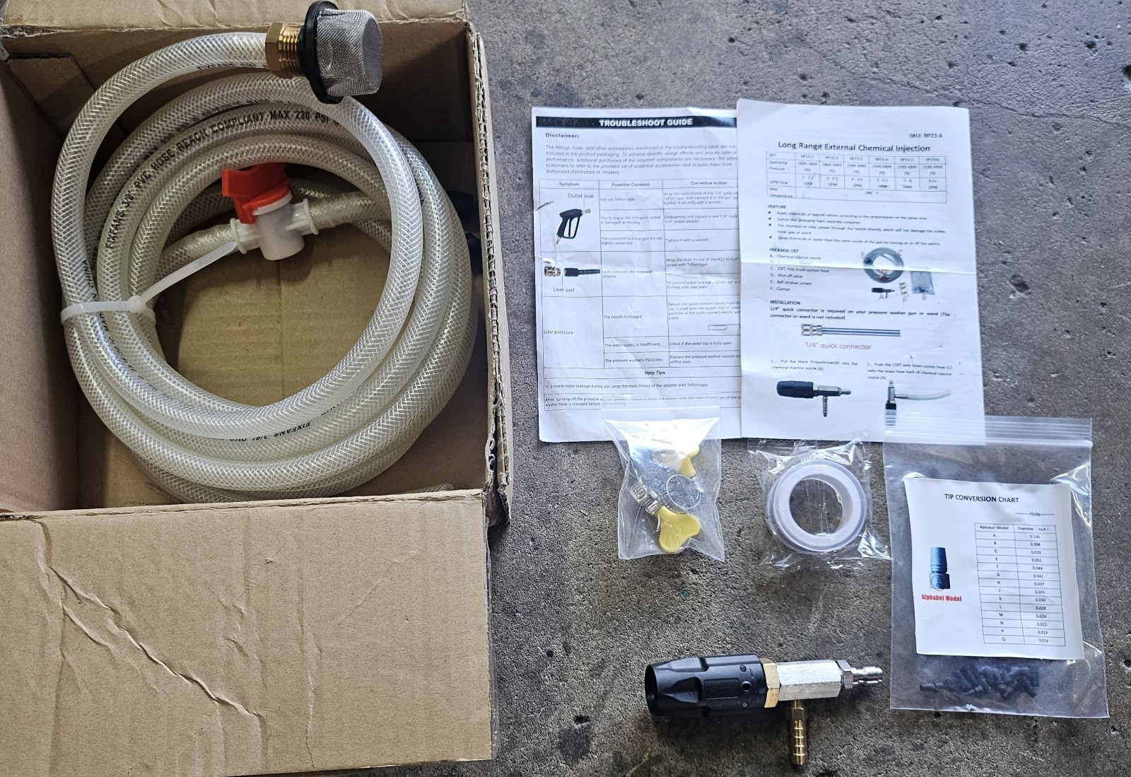 RP23-6 Fixfans Pressure Washer Long Range Nozzle