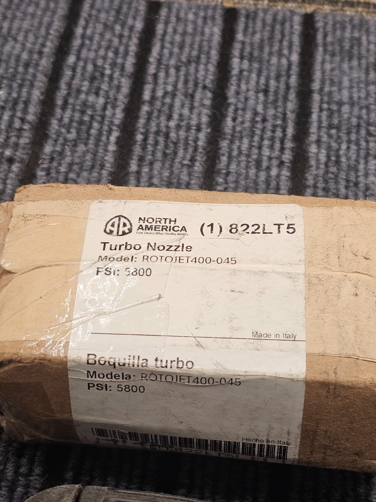 AR Annovi Reverberi ROTOJET400-045: Rotary Nozzle 5800 PSI 4.5mm Brass 1/4″F