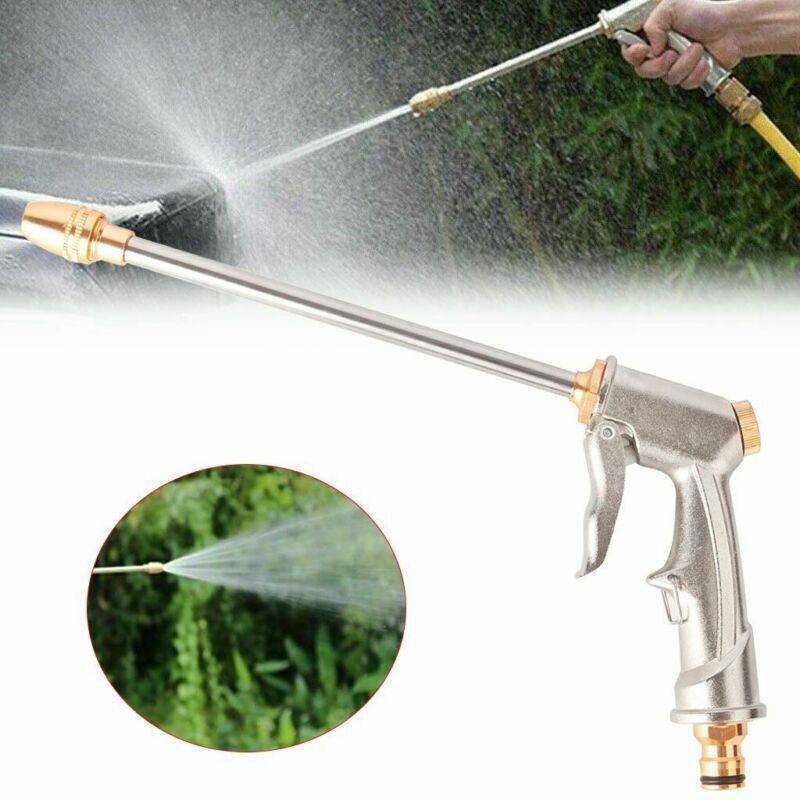 High Pressure Spray Gun & Connector Kit Water Hose Nozzle Car Clean Washer Tool