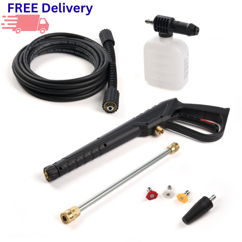 CAT 2200 PSI Electric Pressure Washer 1.2 GPM 13-Amp Motor Turbo Nozzle Foam Gun