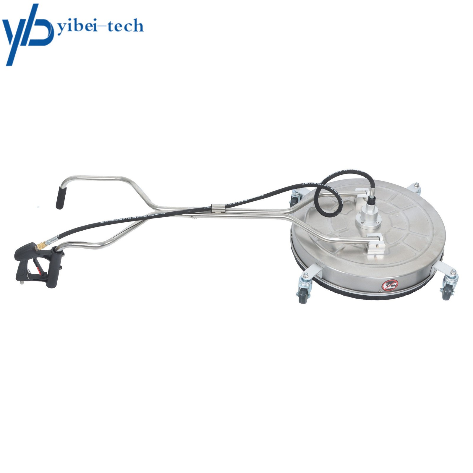Pressure Washer Surface Cleaner 6000 PSI 24″ w/ Handles & Wheels Quick Connect