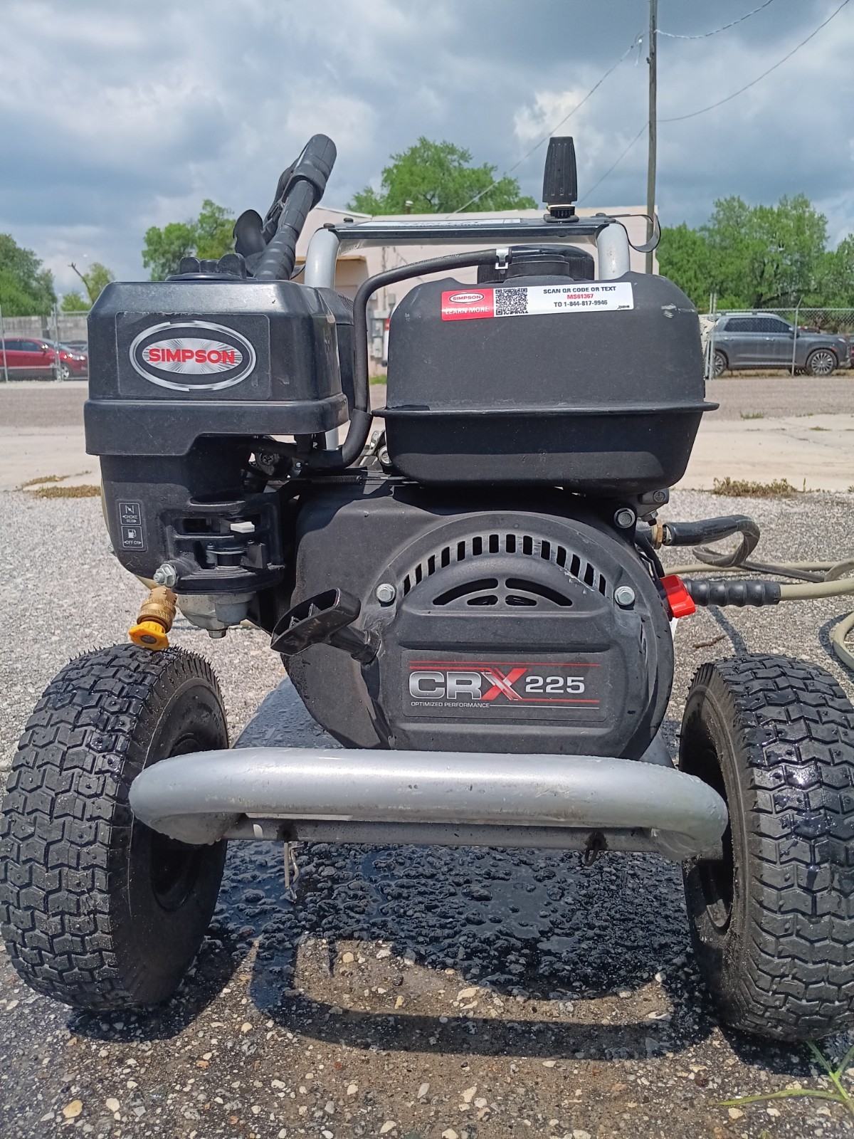 Simpson 3400 PSI 2.5 GPM Gas Powered Cold Water Pressure Washer with 208 CC CRX