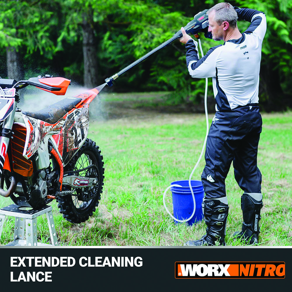 Worx Nitro WP657 40V PowerShare Hydroshot 800 Max PSI Portable Power Cleaner-OB