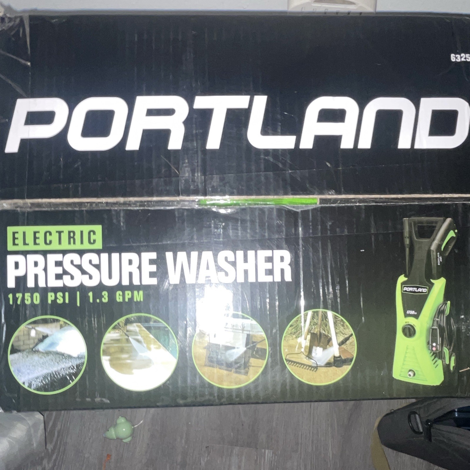 Portland Corded Electric Cold Water Pressure Washer 1750 PSI 1.3 GPM 63254