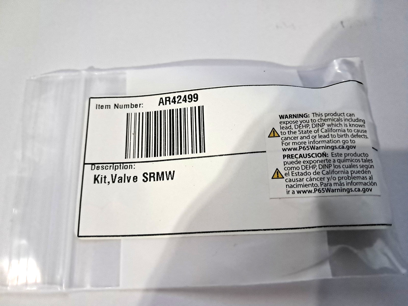 AR SRMW2.2G26 Check Valve Kit OEM Check Valve AR Kit 42499 AR42499 ITALY