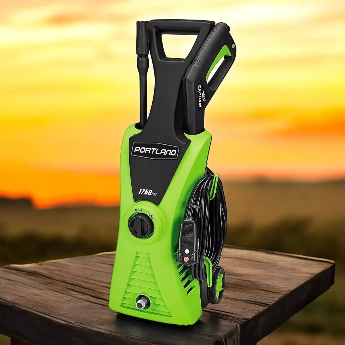 Electric Pressure Washer 1750 PSI 1.3 GPM Cold Water Wheeled Cleaner Corded NEW