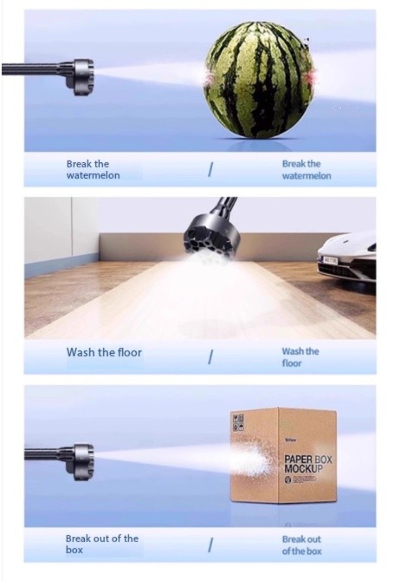 High-Pressure Car Wash Gun for Home Use Super-Powerful Wireless Car Washer