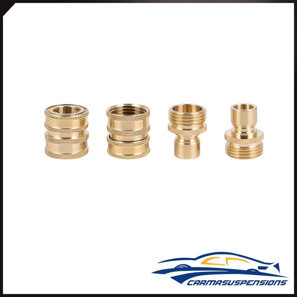 3/4″ Garden Hose Quick Connect Water SOLID Brass Female Male Connector Set New