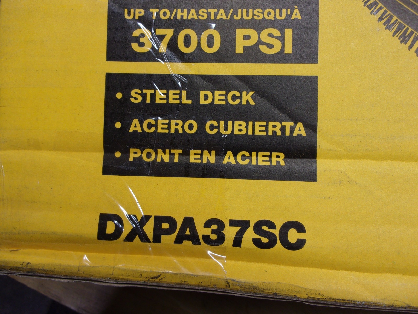 DEWALT 18″ PRESSURE WASHER SURFACE CLEANER – STEEL DECK # DXPA37SC